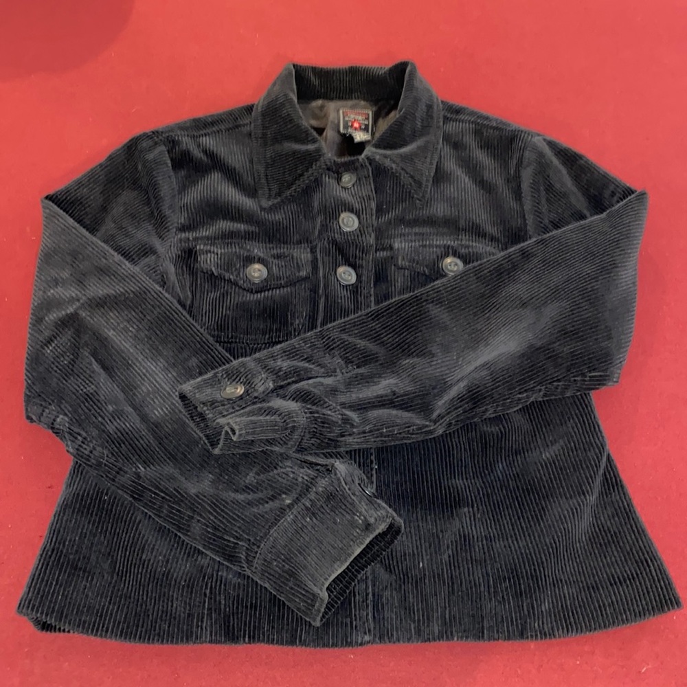 American Eagle corduroy jacket - black - size L